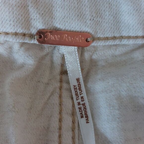 Free People Splendor in The Grass Skirt, Oatmeal, Off White Size 2 - Picture 9 of 14